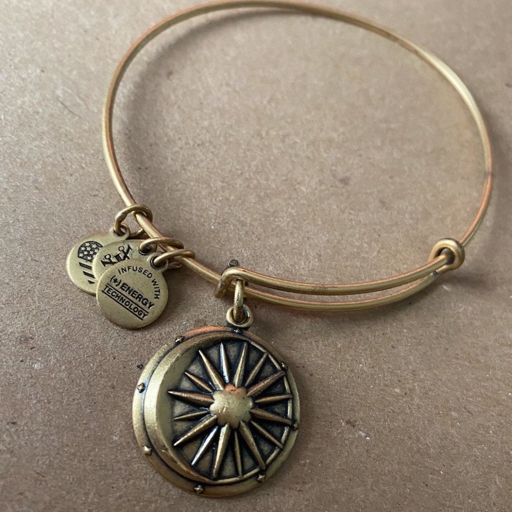 ‼️ 2 for $35 Sun & Moon Alex and Ani Gold Bracelet